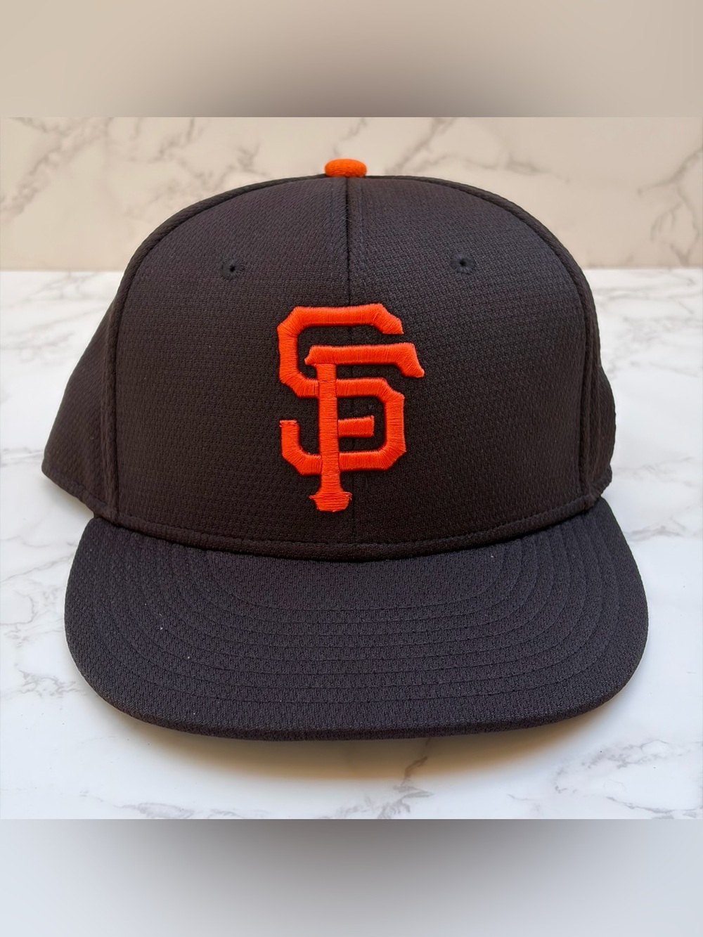 San Francisco Giants Black Adjustable Hat/Cap Orange Stitch MLB OC Sports